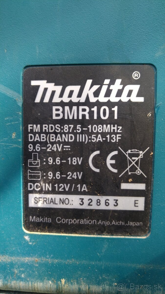 Makita rádio stavebné ,alebo do záhrady - 6