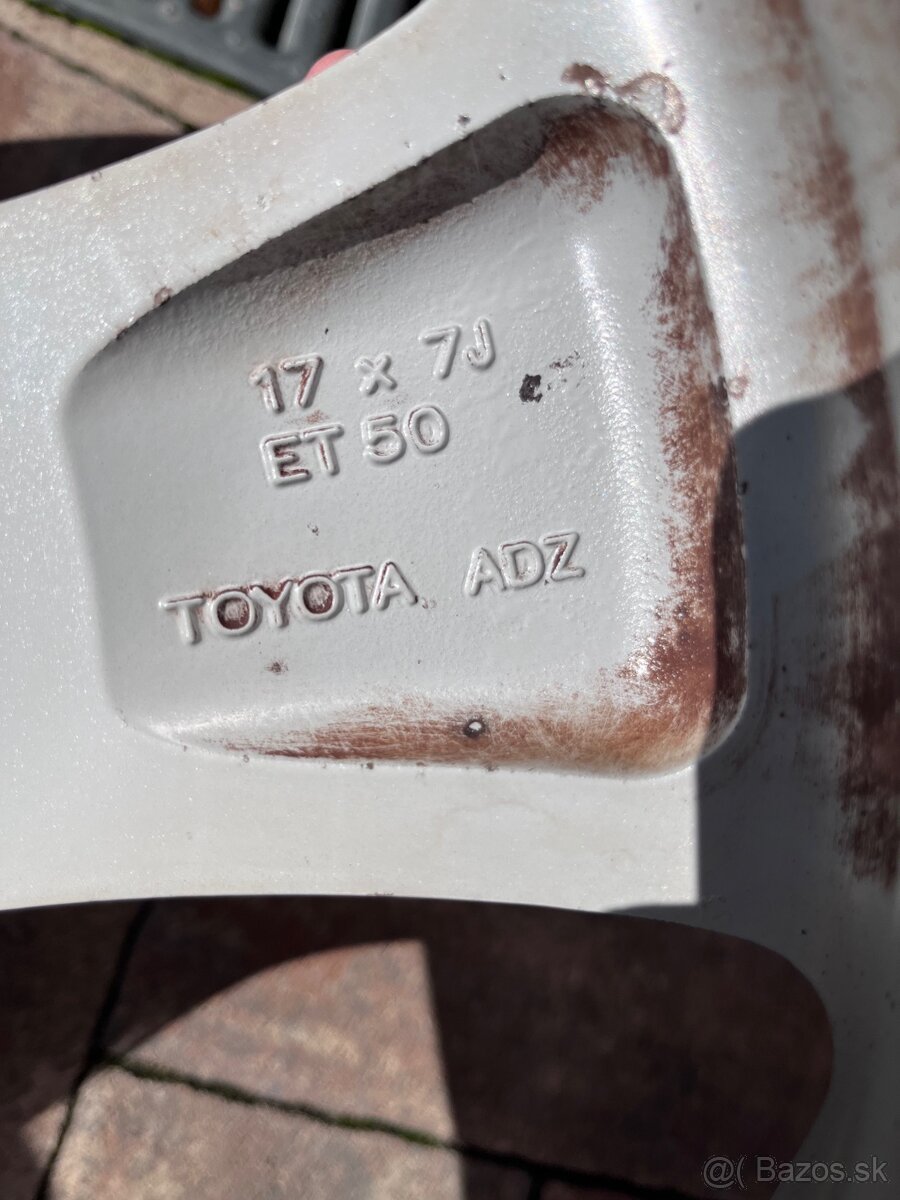 Orig. Hliníkové disky Toyota R17, 5x114,3 - 6