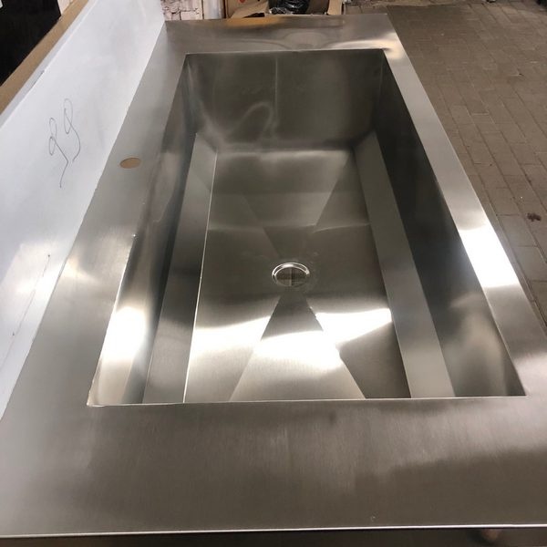 Gastro nerezový drez, umývací stôl - 6
