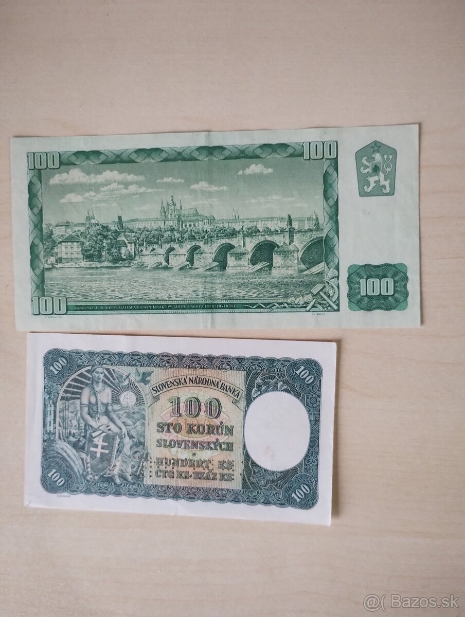 predám staré bankovky za 30 € za kus - 6