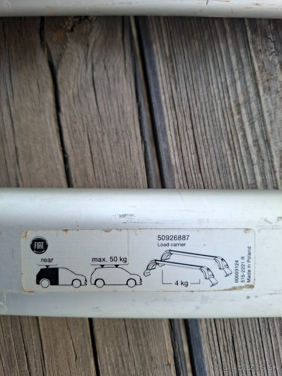 Strešné lyžiny Fiat 500L - 6