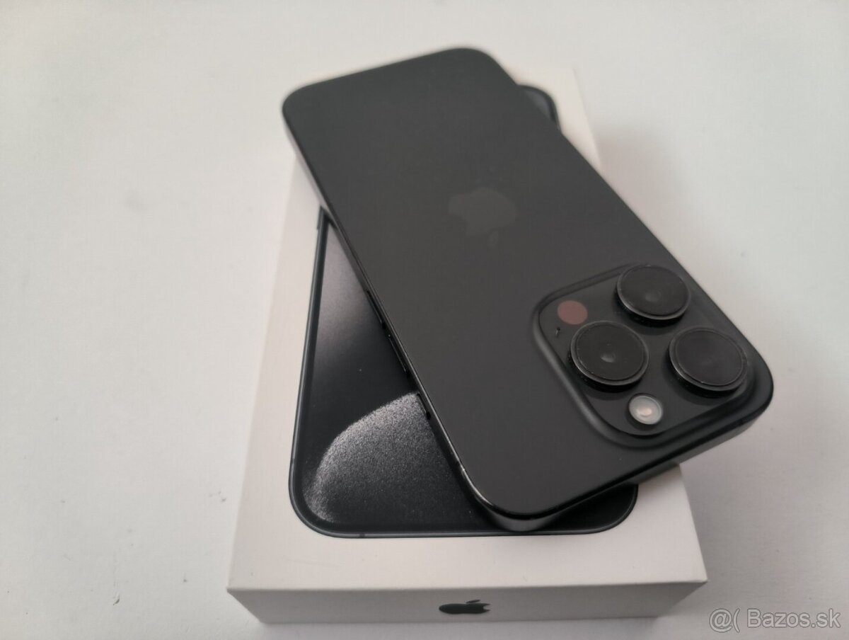 apple iphone 15 PRO 512gb Black Titanium 88% Batéria - 6