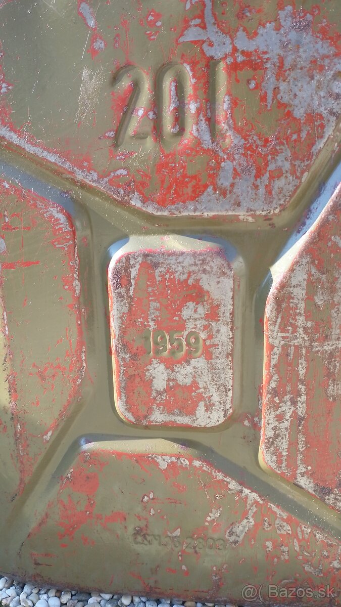 Plechové kanistre (bandasky) - 6