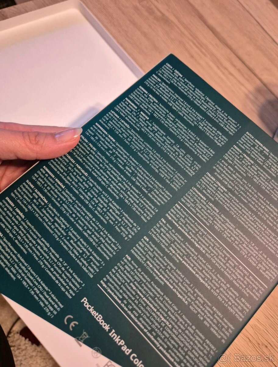 Farebná čítačka kníh PocketBook InkPad Color3 - 6