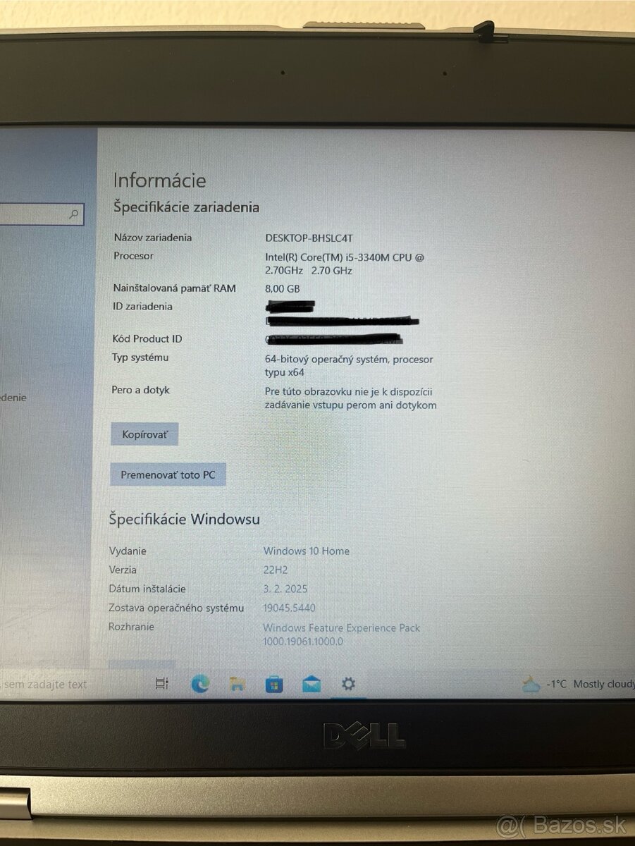 Dell Latitude E6430 SSD 128GB - 6