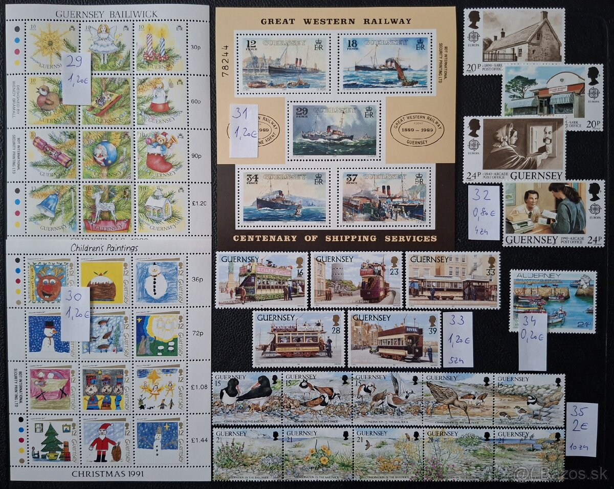 Postove znamky 10 (109poloziek) - 6