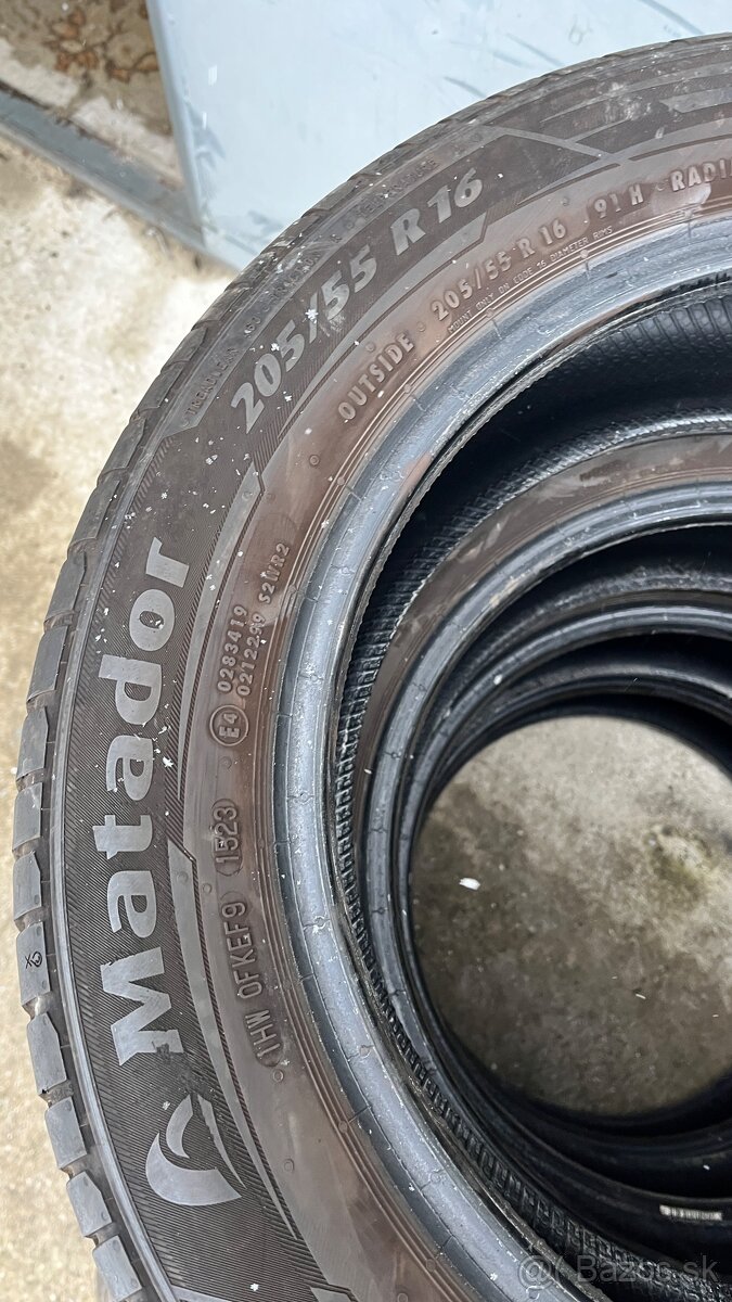 ☀️Letné pneu 205/55 r16 sada - 6