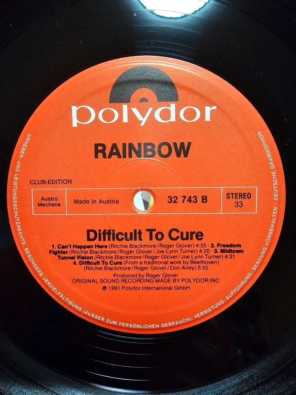 LP Rainbow - Difficult to cure - 6