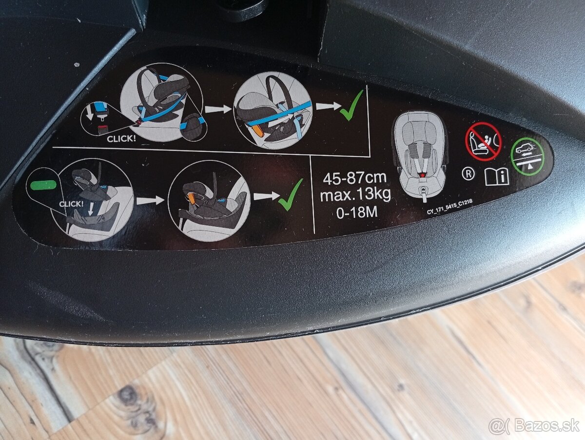Cybex Cloud Z i-Size Soho Grey vajíčko - 6
