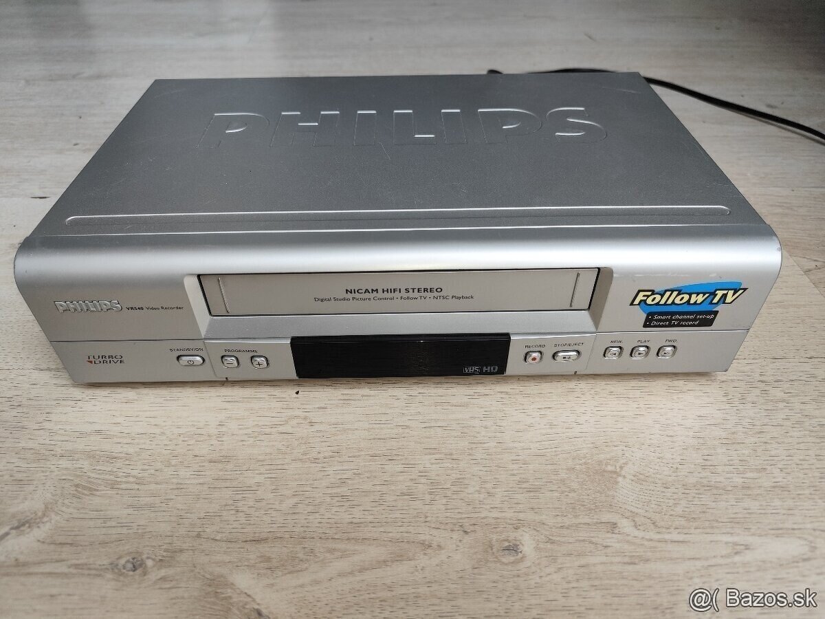 Videorekordér Philips VR540, 6-hlavový - 6