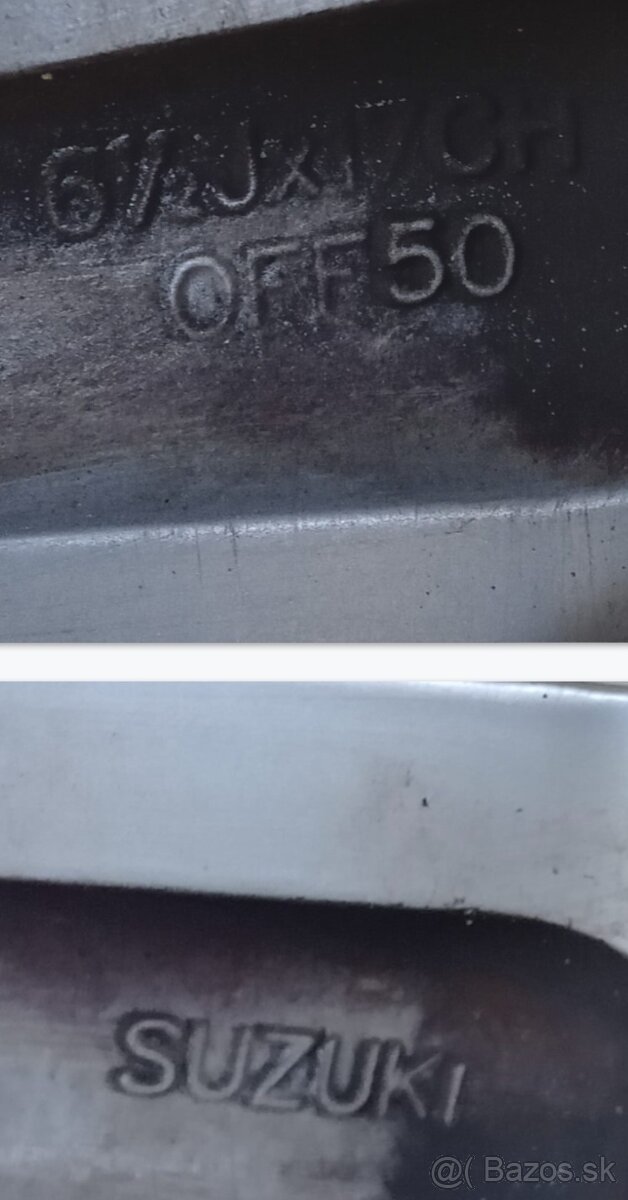 alu kolesá SUZUKI 17x6,5J - 6