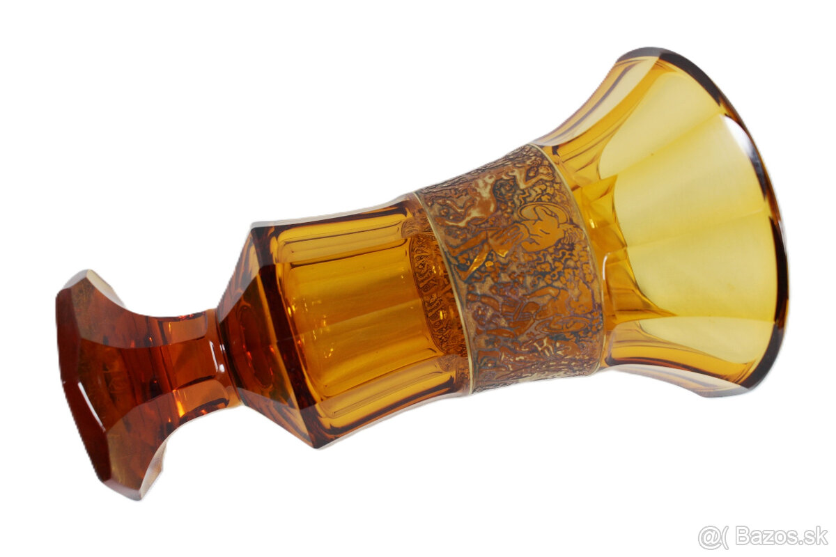 váza Moser s oroplastikou - 6