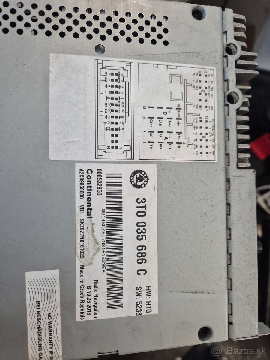 Predám Autorádio - RNS 315 - SKODA /VOLKSWAGEN - 6