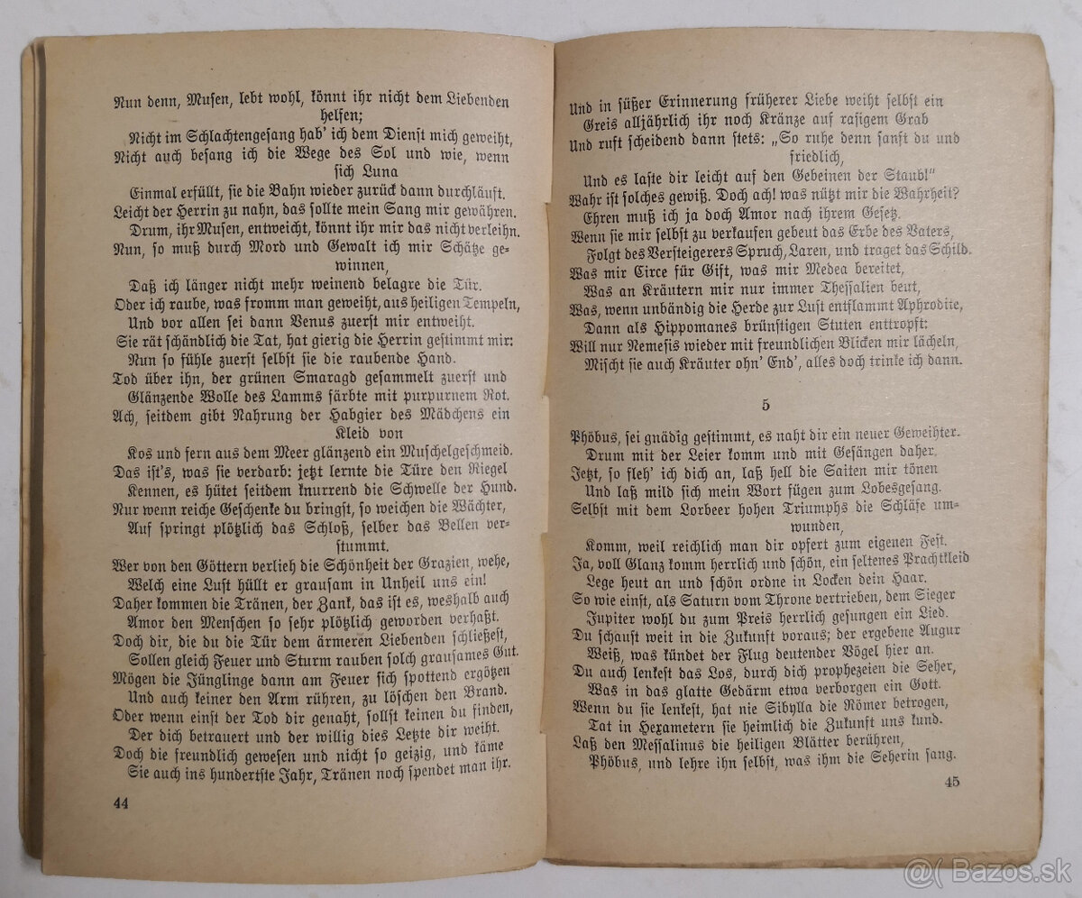 Tibulls Elegien. Reclams Universal-Bibliothek Nr. 1582 - 6