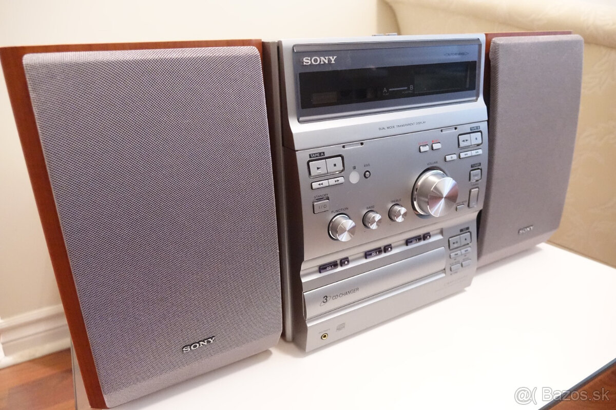 Hi‑Fi minisystém Sony CMT‑CP333 s originálnymi reproduktormi - 6