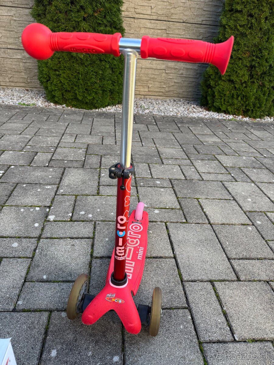 Kolobežka Mini Micro Deluxe červená, v 2r+ - 6