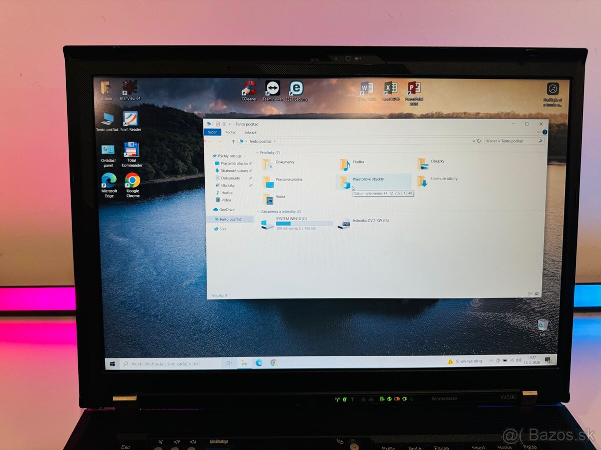LENOVO ThinkPad W500, Windows 10 Home - 6