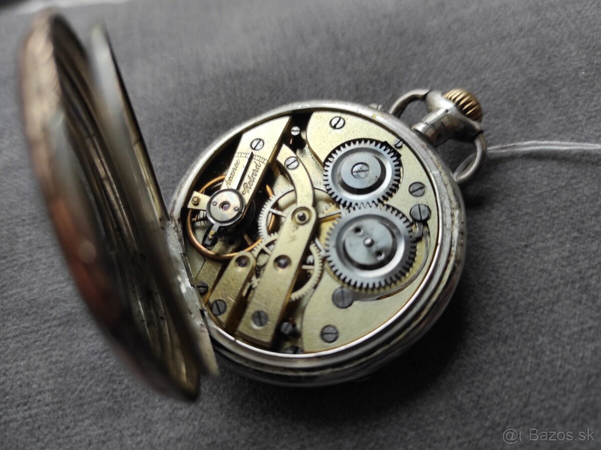 Vreckove hodínky cylindre striebro - 6