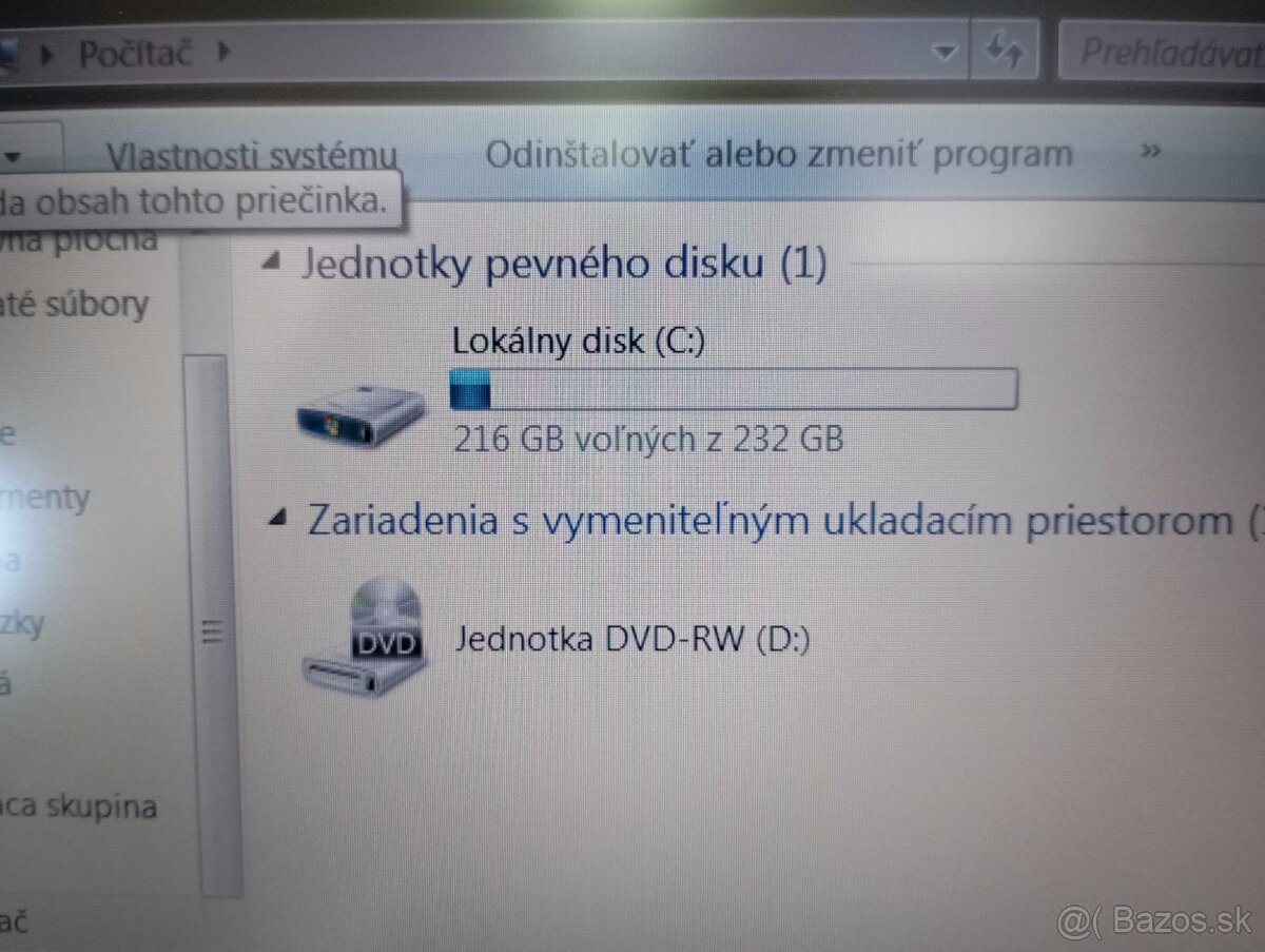predám LENOVO THINKPAD T500 , WINDOWS 7 32bit - 6