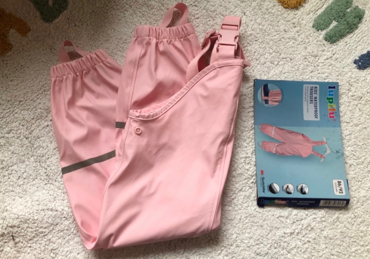 ———-Ružové nohavice do dažďa Lupilu, 86/92, 5 E—— - 6