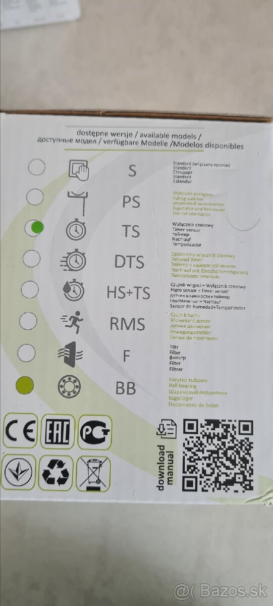 Predám nové ventilátory do kúpeľne a wc - 6