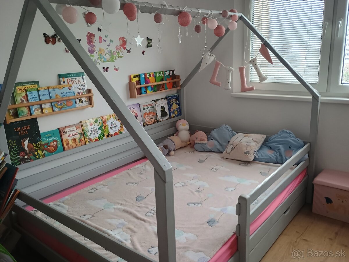 Velka domcekova montessori postel - 6