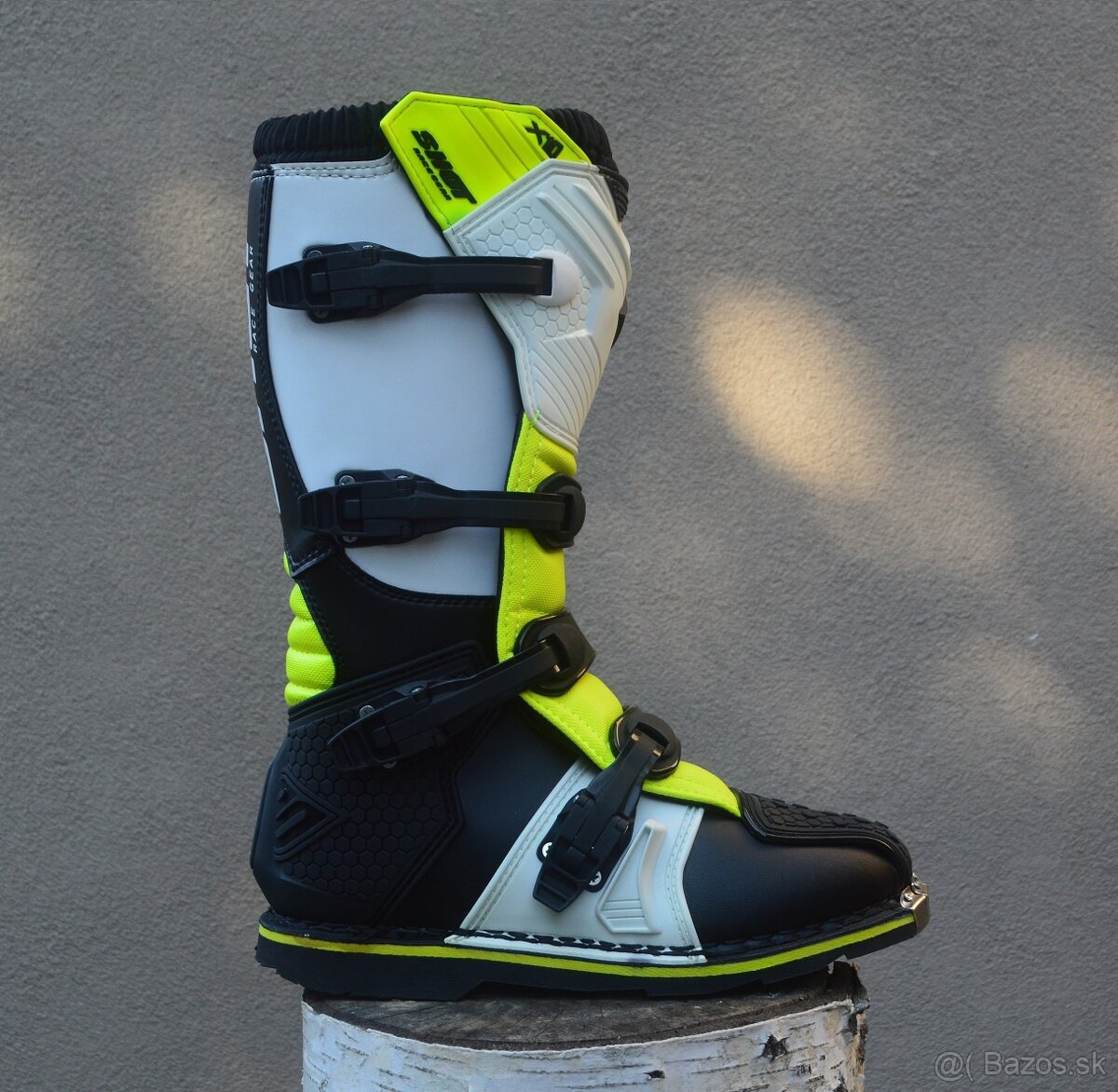 Shot čižmy topánky boty biele žlté - 6