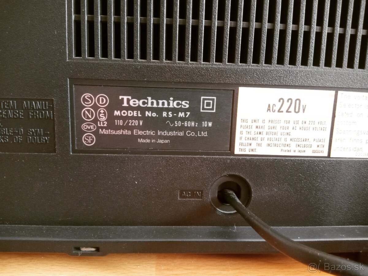 TECHNICS RS M-7 tapedeck - 6
