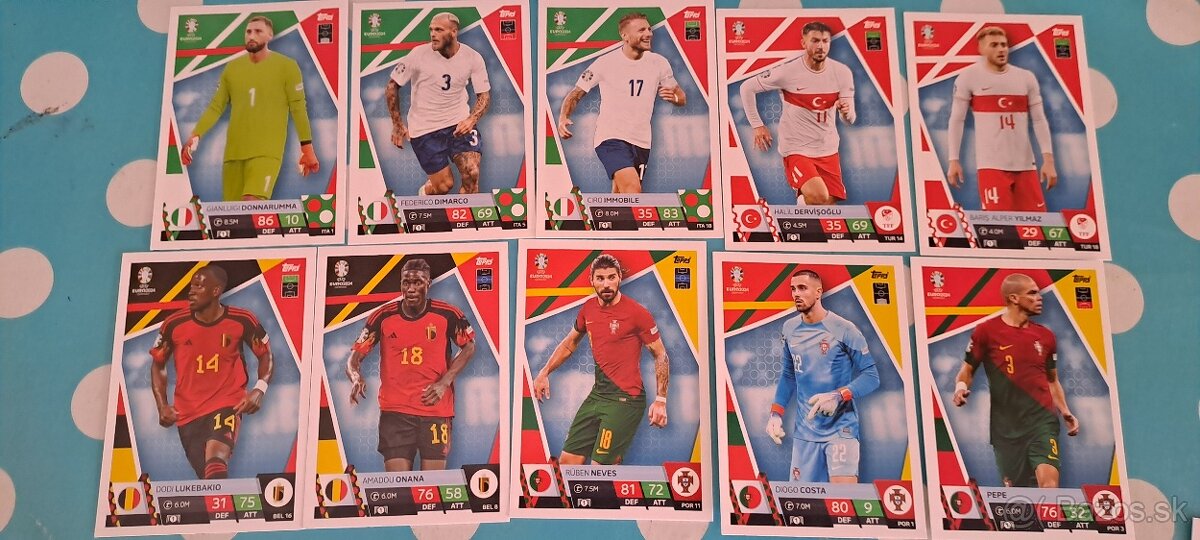 Kartičky Euro 2024 - 6