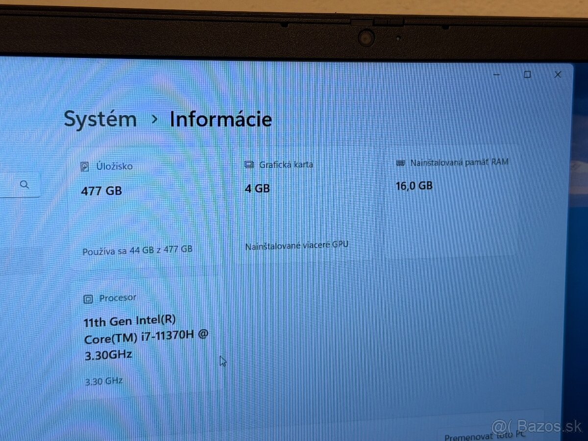 Lenovo ideapad Gaming I7, RTX, pekný stav, 16/512gb - 6