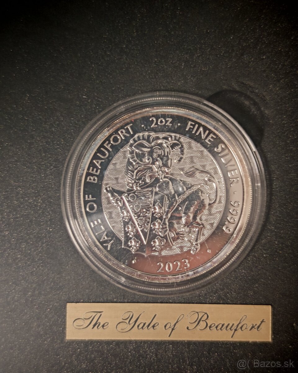 Strieborné mince, 2oz- THE ROYAL TUDOR BEASTS - 6