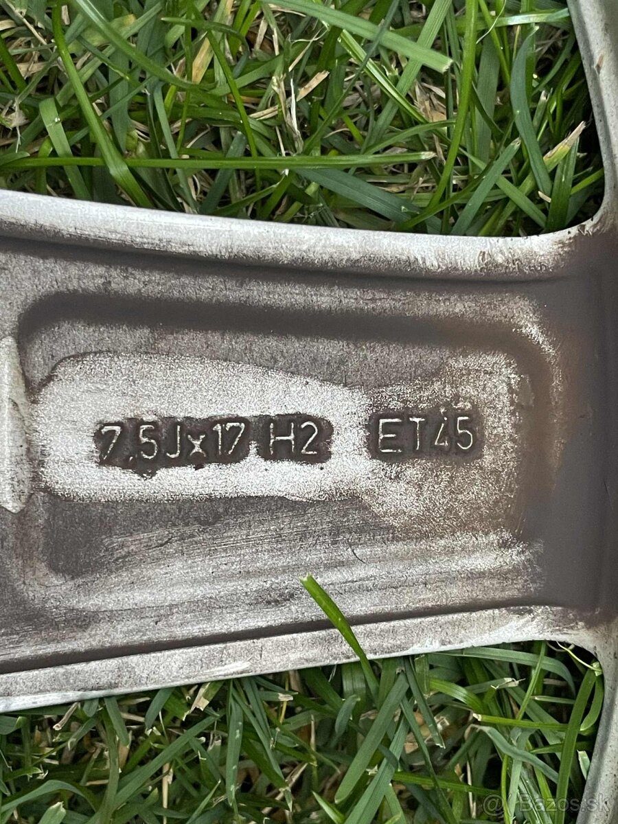 Original AUDI 5x112, r17 + letné pneu - 6