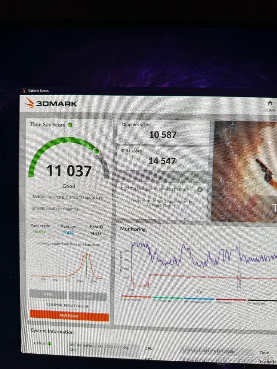 ASUS ROG Zephyrus M16 i9-12900H RTX 3070 Ti 32GB 1TB SSD - 6