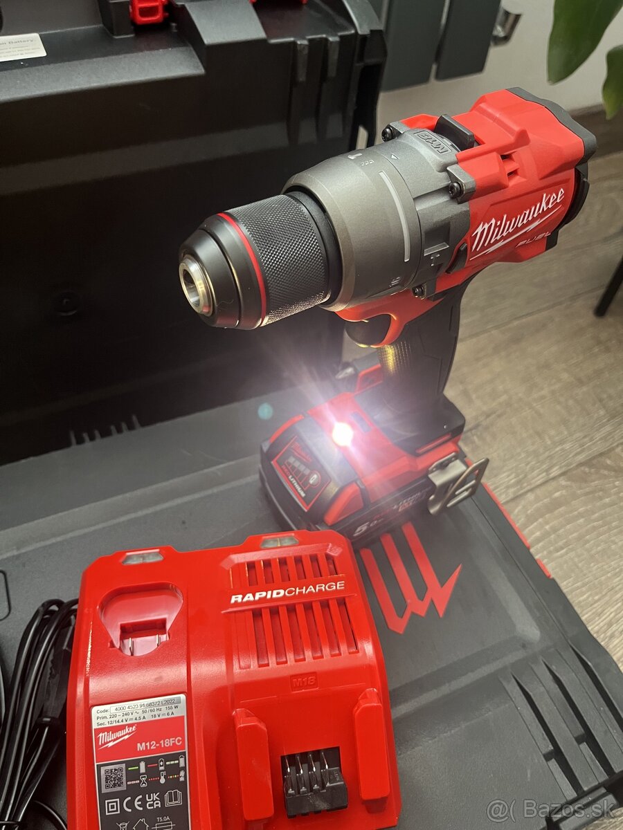 MILWAUKEE M18FPP2A3-502X vŕtačka s príklepom,rázový uťahovák - 6