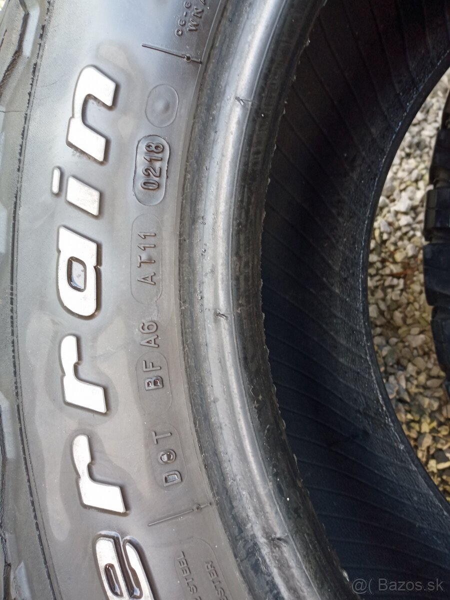 BFGoodrich All Terrain255/70/16 - 6