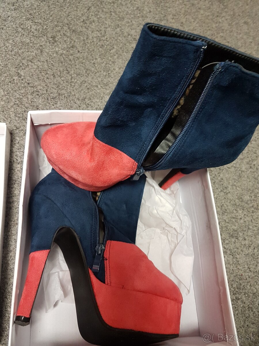 dámske platformové čižmy - 6