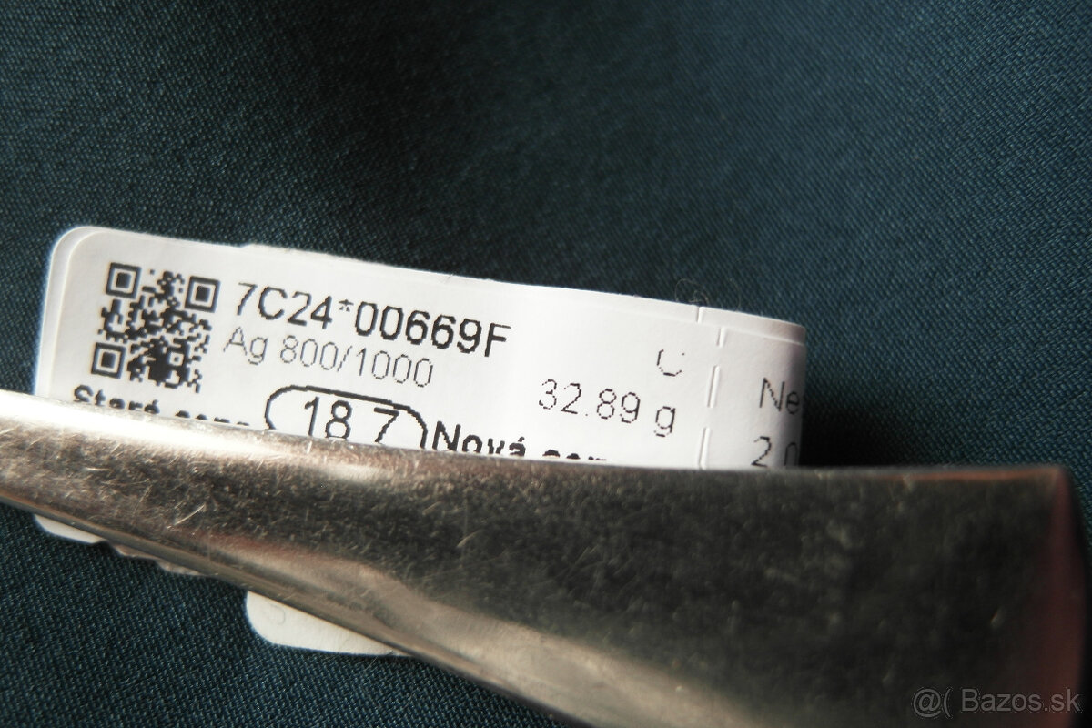 Strieborná vidlička 2ks - 6