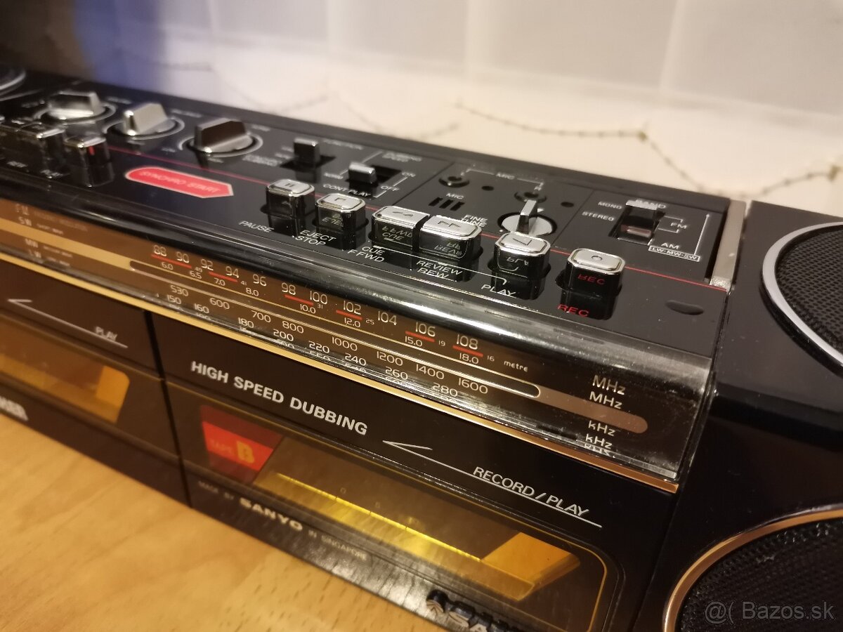 RÁDIOMAGNETOFON SANYO M-WS400L - 6