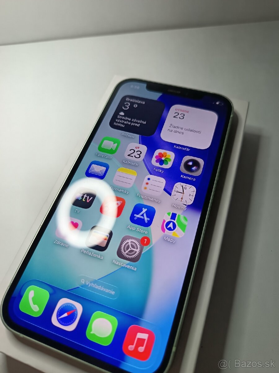 Iphone 12 Green 128gb, SUPER CENA , NOVÁ BAT.100% - 6