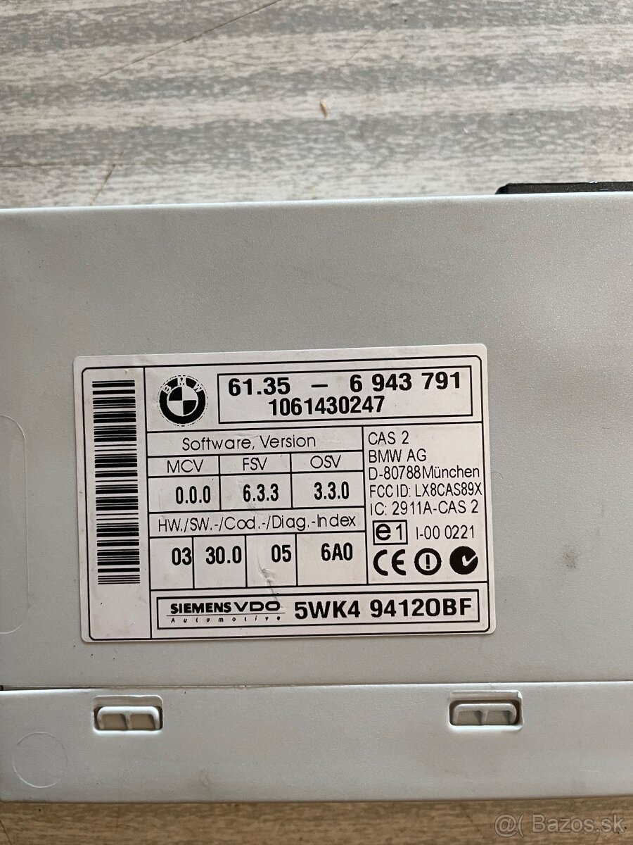 Bmw e91 riadiace jednotky, moduly - 6