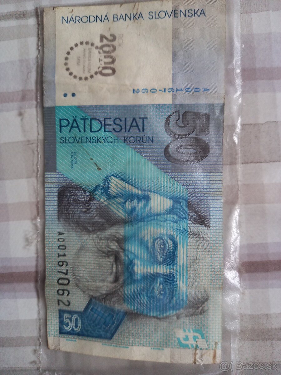 Stare bankovky cesko slovenske - 6