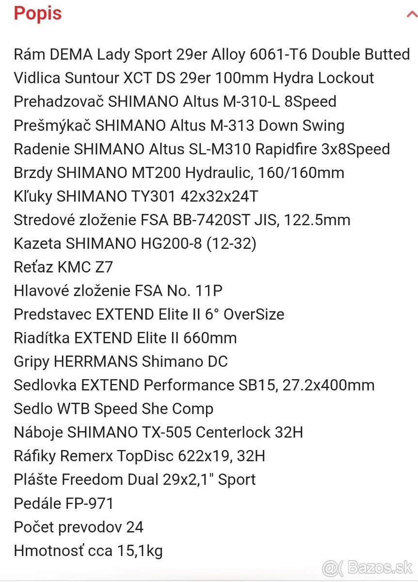 Damsky bicykel Dema - 6