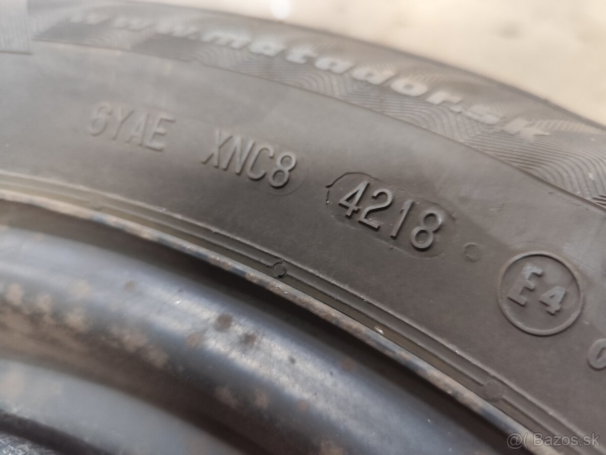 Predám celé zimné kolesá 195/65R15 91T - 6