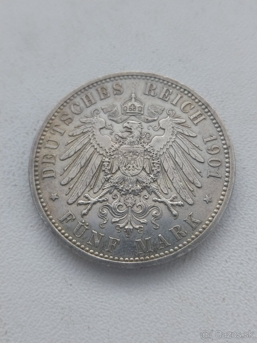 Mince Strieborne 3 a 5 marky nemecko - 6