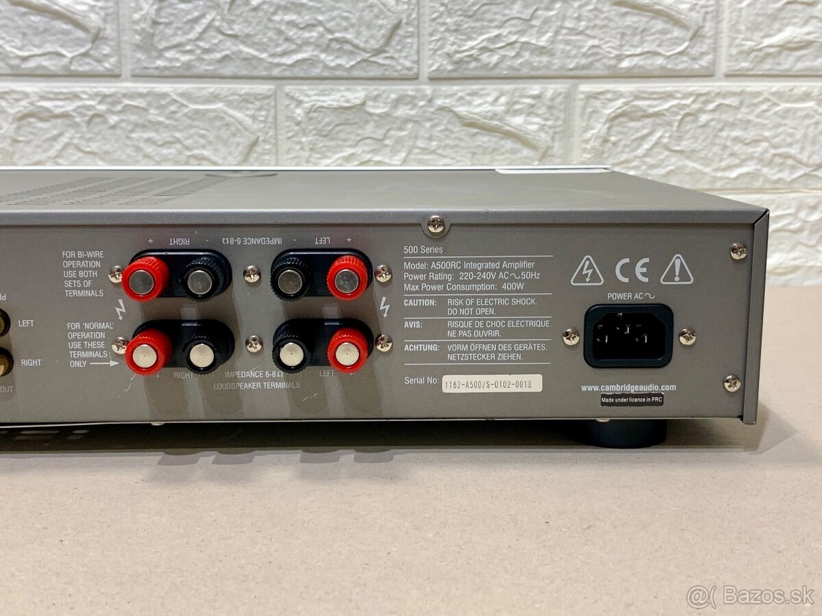 Cambridge Audio A500 …. Integrovany stereo zosilovač - 6