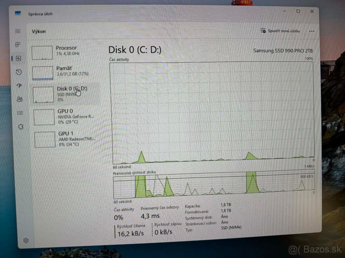 Ryzen 5 7600X, RTX 3080 Ti, 32GB DDR5 - 6
