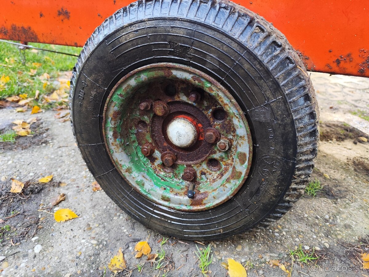 Prívesný vozík za malotraktor - 6