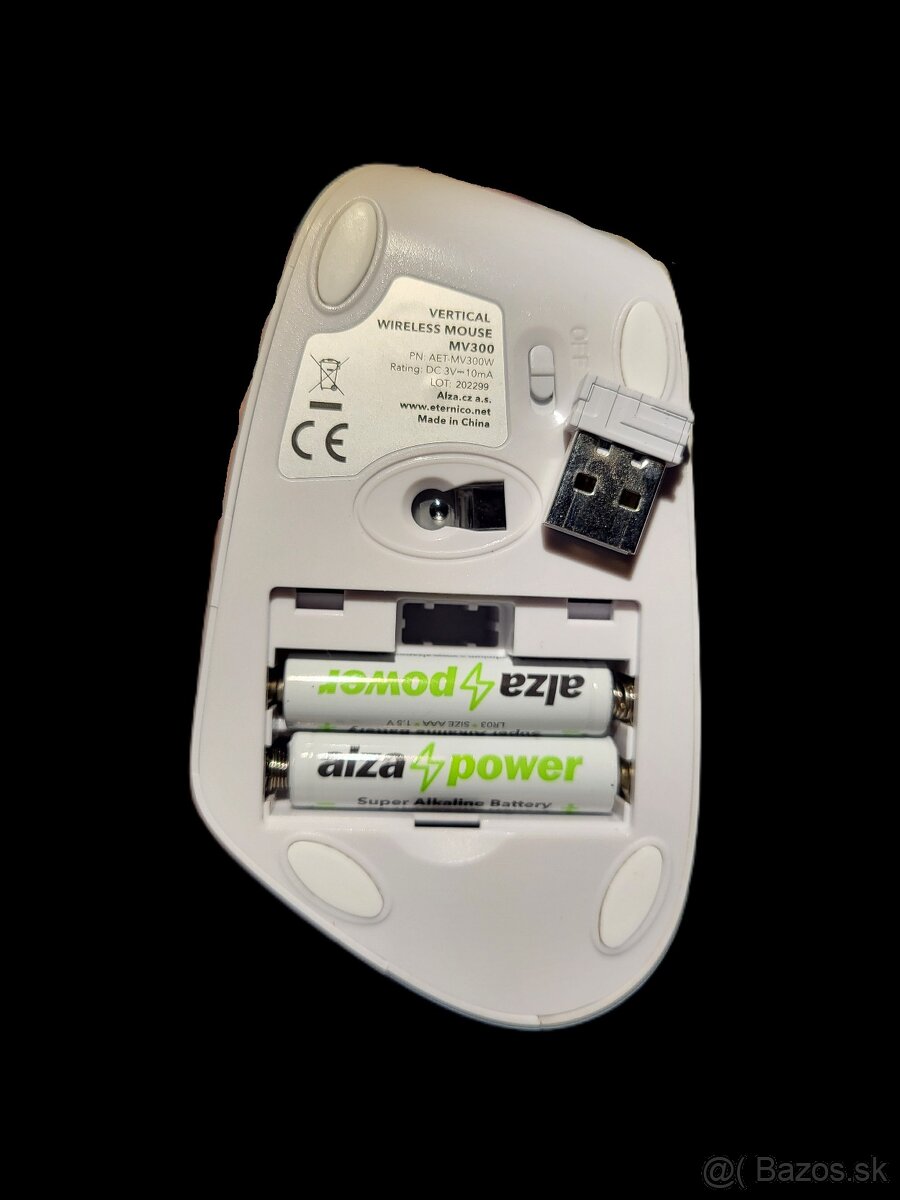 Eternico MV300 - vertikálna bezdrôtová myš (biela) - 10 € - 6
