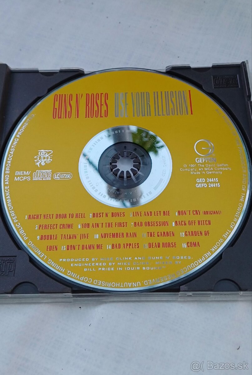 CD GUNS N' ROSES - USE YOUR ILLUSSION I - 6
