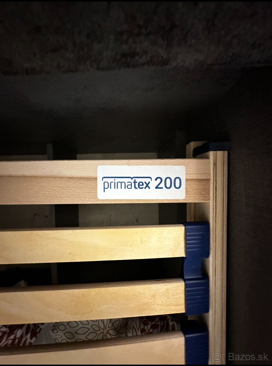 Manželská postel s roštami a matracami 2x 90x200 - 6